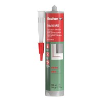 Fischer 503319 Black Construction Adhesive Sealant Multi MS Black 290ml - FS503319